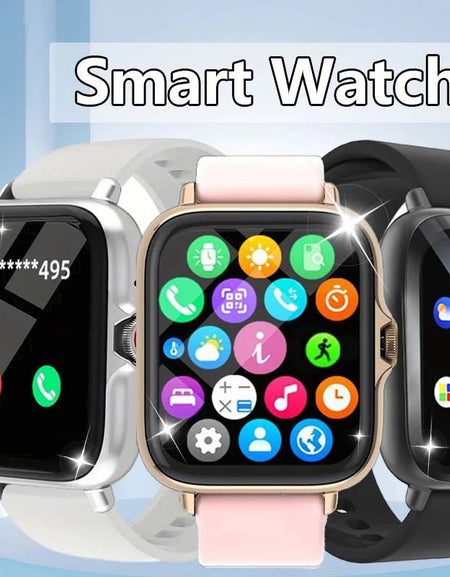Full-Screen Touch Smart Watch: Caller Alert, Multi-Functional Connectivity-Zy Fulfill