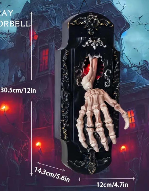 Load image into Gallery viewer, Spooky Halloween Doorbell - Battery Operated, Traditional Design
