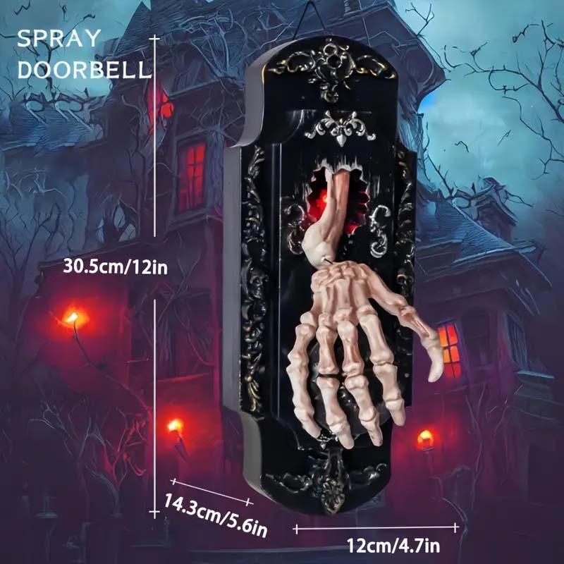 Spooky Halloween Doorbell - Battery Operated, Traditional Design