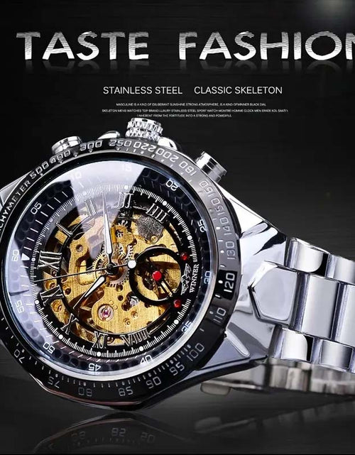 Load image into Gallery viewer, Skeleton Sport Watch - Fashion Bezel &amp; Intricate Dial
