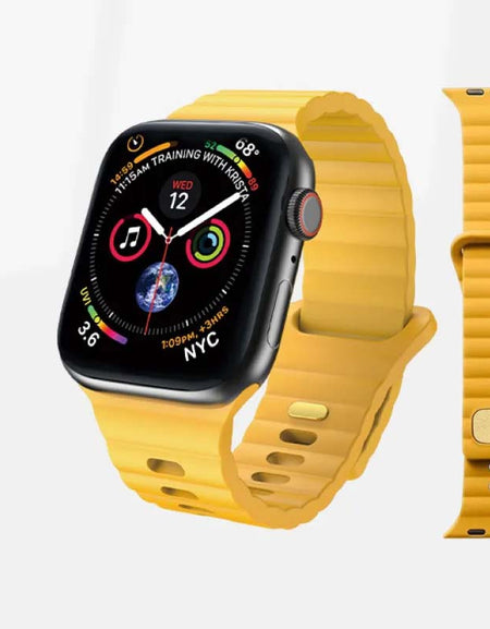 Lightning Buckle Silicone Sports Watch Band - Comfortable & Durable-Zy Fulfill