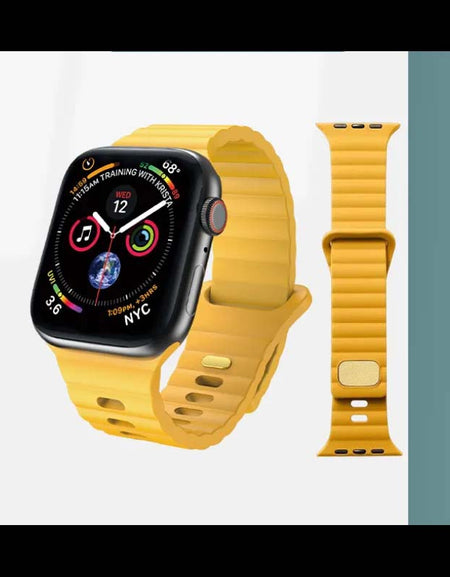 Lightning Buckle Silicone Sports Watch Band - Comfortable & Durable-Zy Fulfill