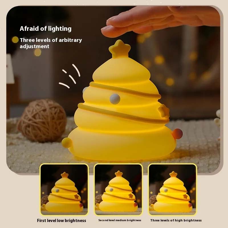 USB Christmas Tree Night Light – Silicone & Stress Relief