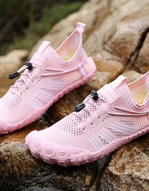 Load image into Gallery viewer, WalkWave Pink Barefoot Trekking Shoes | LA CORSA
