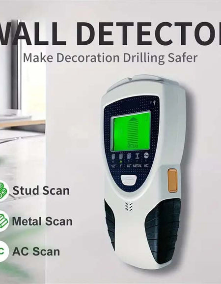 SHAWTY 5-in-1 ProFinder Wall Scanner | Advanced Stud Detector with LCD & Audio Alarm-Zy Fulfill