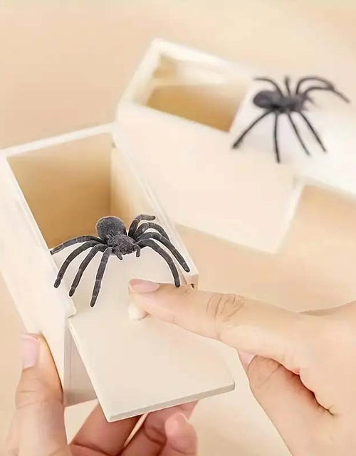 Load image into Gallery viewer, Halloween Spider Prank Box Gift
