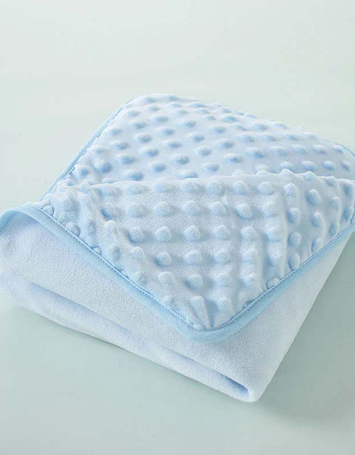 Load image into Gallery viewer, Super Soft DOT Minky Fleece Baby Wrap Blanket
