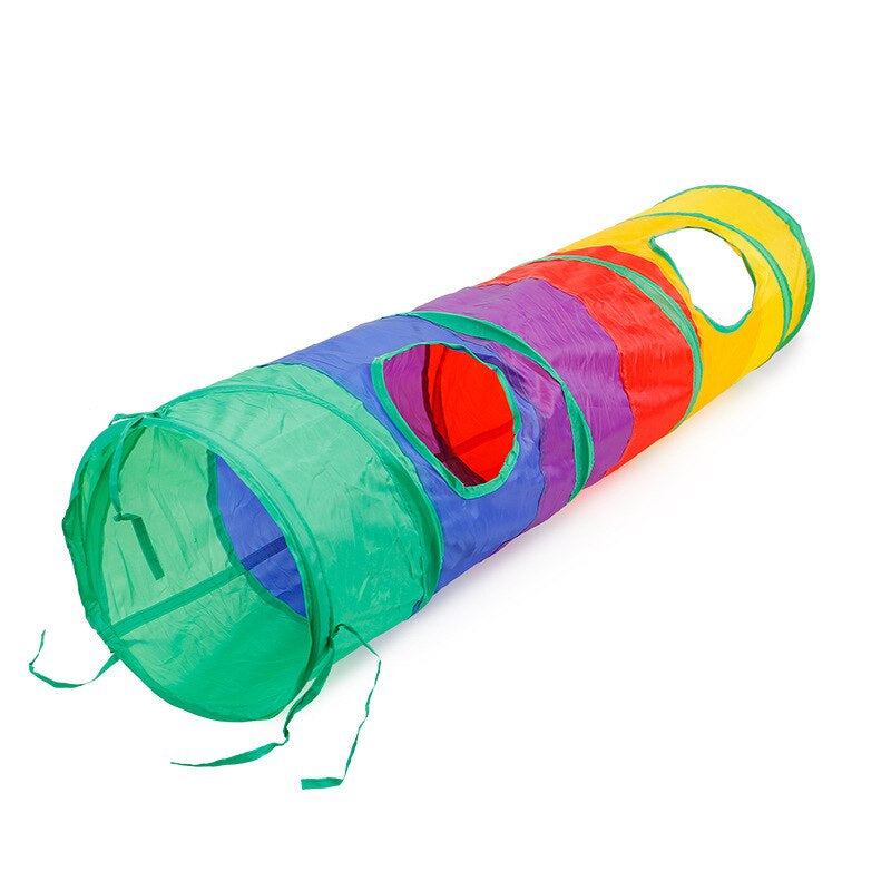 Collapsible Cat Tunnel: 2/3/4 Way Small Animal Tube for Kitty Fun Zydropshipping