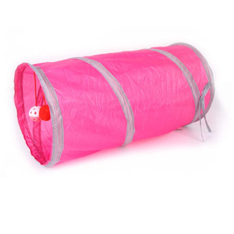 Collapsible Cat Tunnel: 2/3/4 Way Small Animal Tube for Kitty Fun Zydropshipping