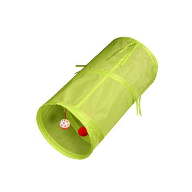 Collapsible Cat Tunnel: 2/3/4 Way Small Animal Tube for Kitty Fun Zydropshipping