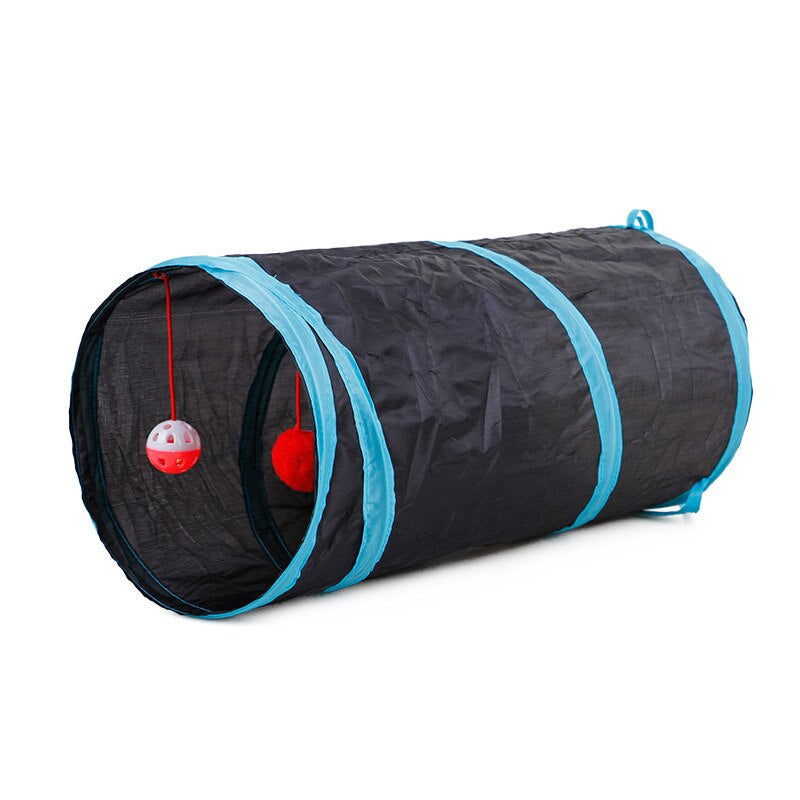 Collapsible Cat Tunnel: 2/3/4 Way Small Animal Tube for Kitty Fun Zydropshipping